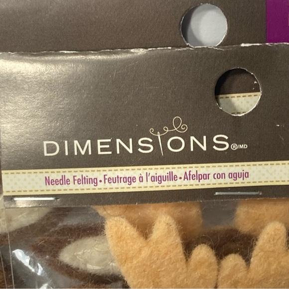 Reindeer Felt Embellishment (5) 2 Packs Dimensions 100% Wool Needle Felting - Picture 15 of 16